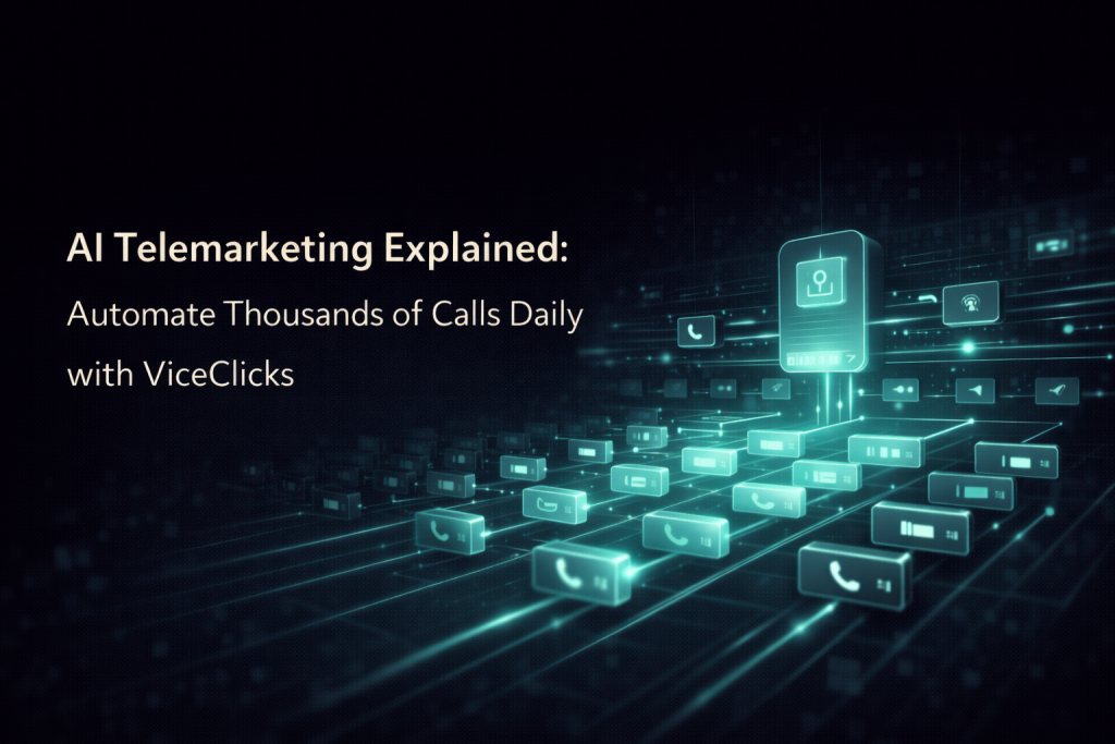 AI Telemarketing Explained: Automate Thousands of Calls Daily with ViceClicks