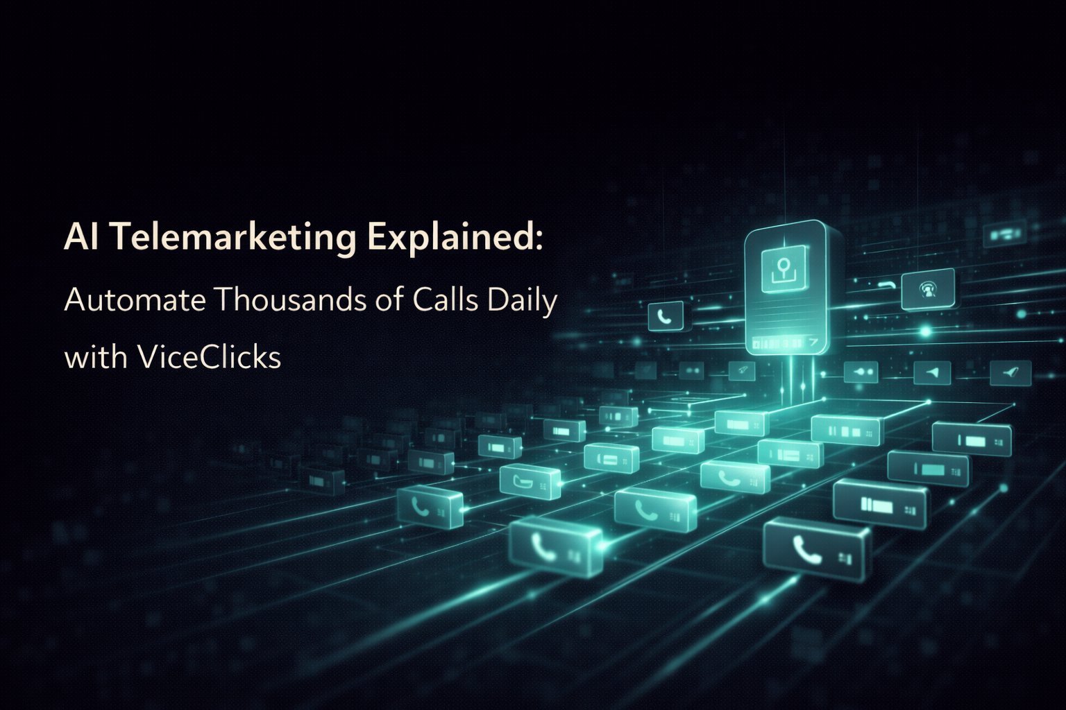 AI Telemarketing Explained: Automate Thousands of Calls Daily with ViceClicks