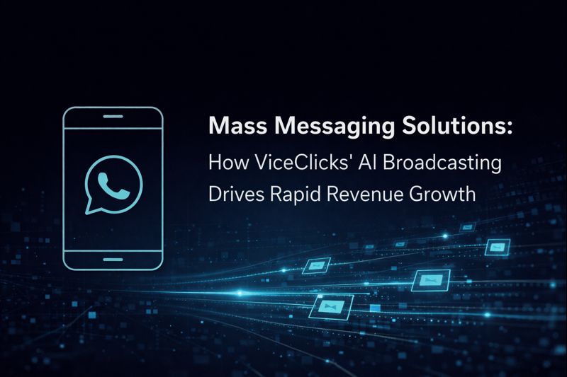 Mass Messaging Solutions: How ViceClicks' AI Broadcasting Drives Rapid Revenue Growth
