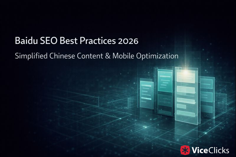 Baidu SEO Best Practices 2026: Simplified Chinese Content & Mobile Optimization