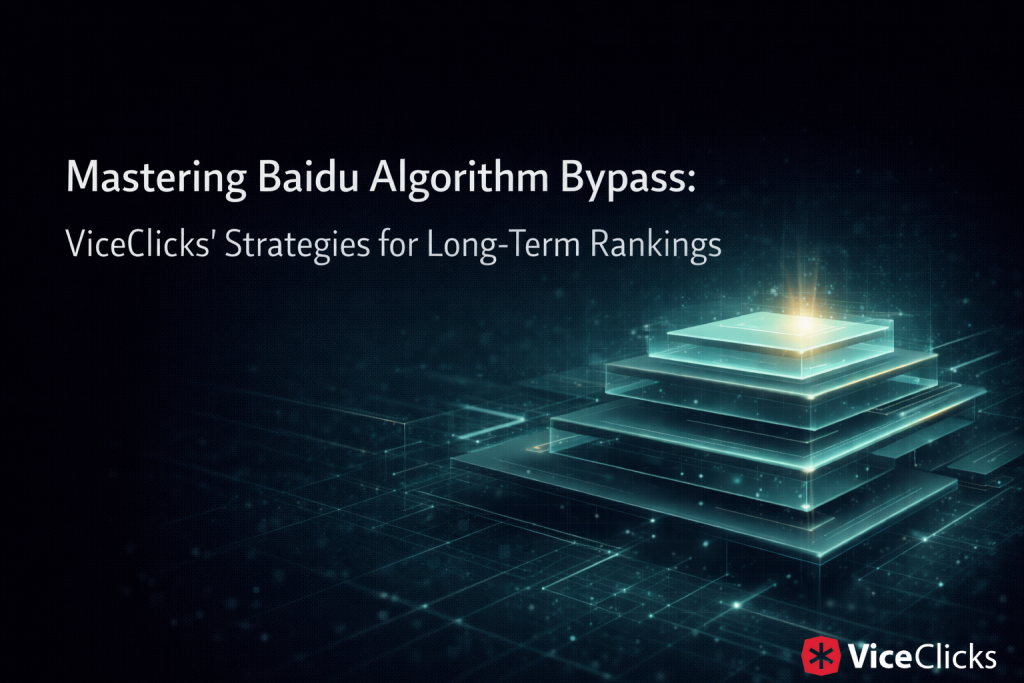 Mastering Baidu Algorithm Bypass: ViceClicks' Strategies for Long-Term Rankings
