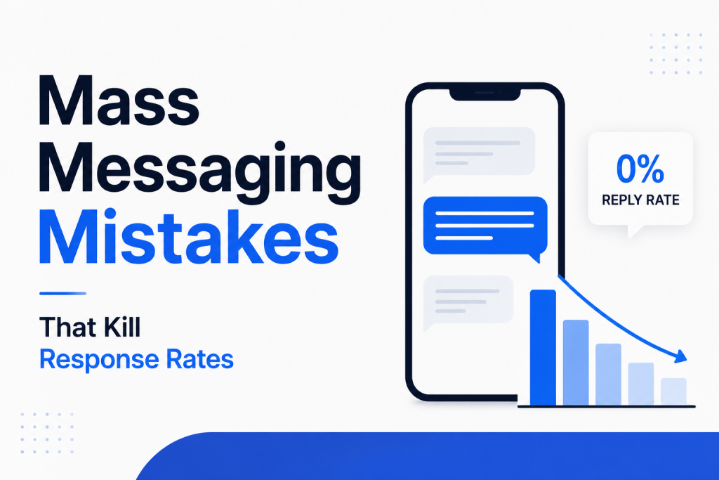Mass Messaging Mistakes That Kill Response Rates